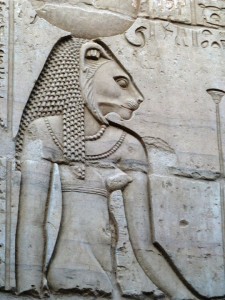 Sekmet, the Egyptian Goddess